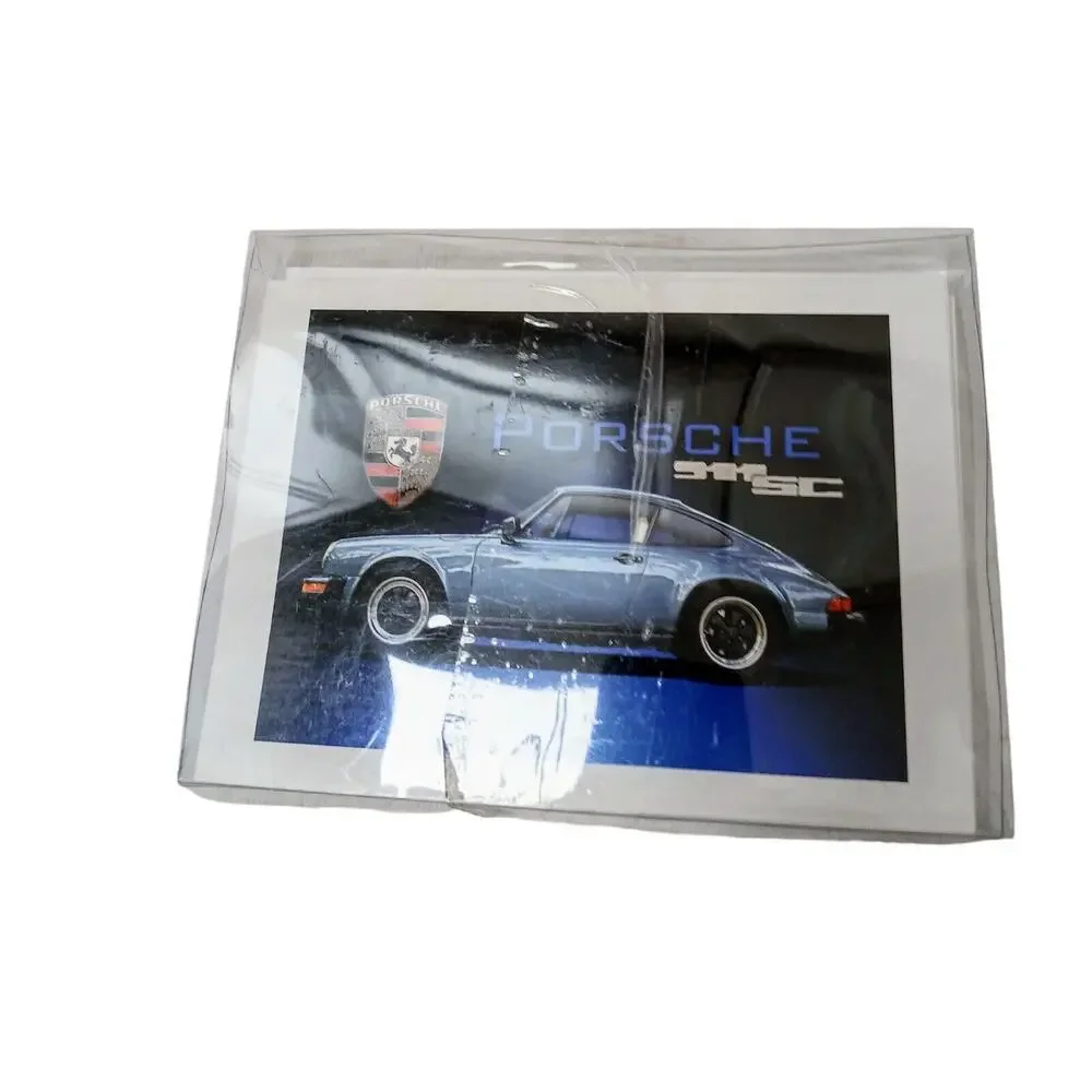 8‎ Luxury Cars GREETING CARDS FEATURING Porsche & Rolls Royce Blank w Envelopes
